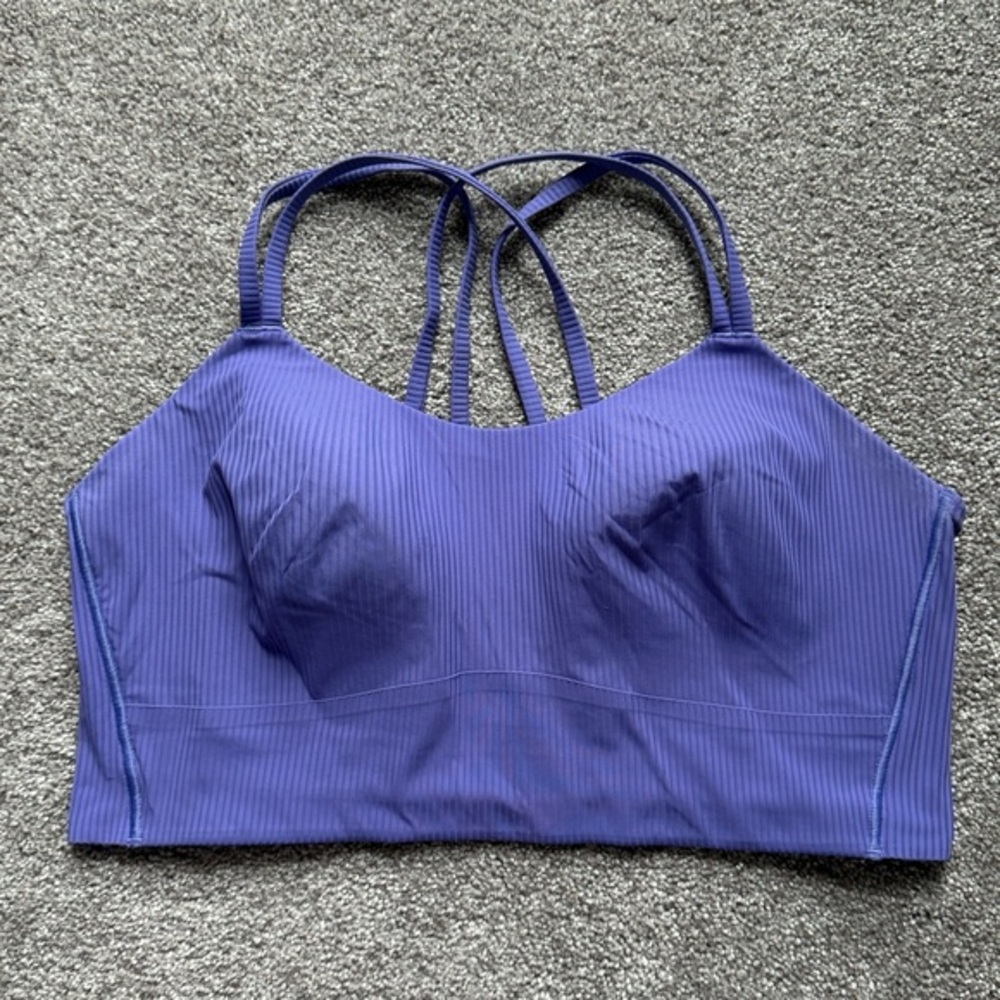 Lululemon like a cloud ribbed longline bra